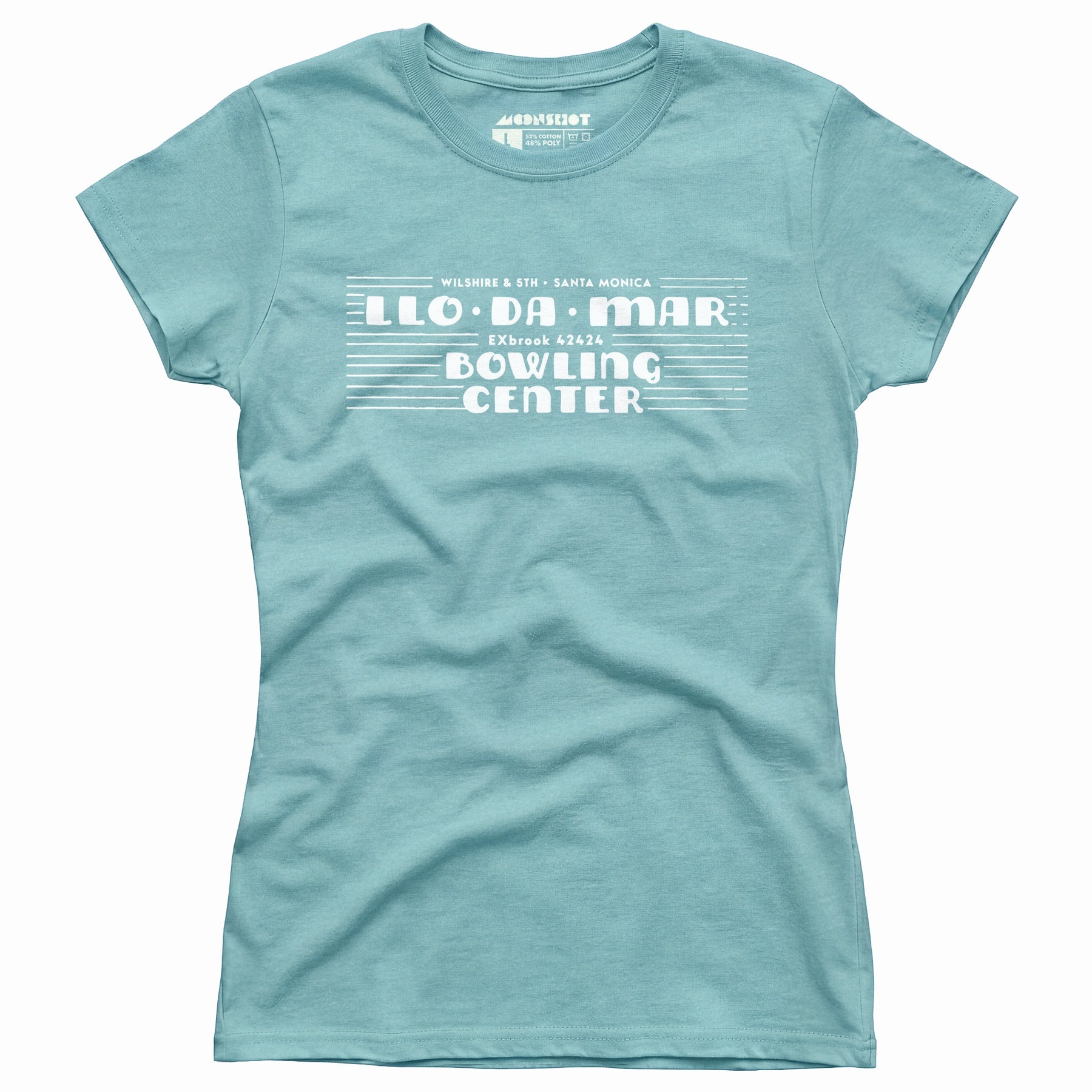 Llo-Da-Mar - Santa Monica, CA - Vintage Bowling Alley - Women's T-Shirt