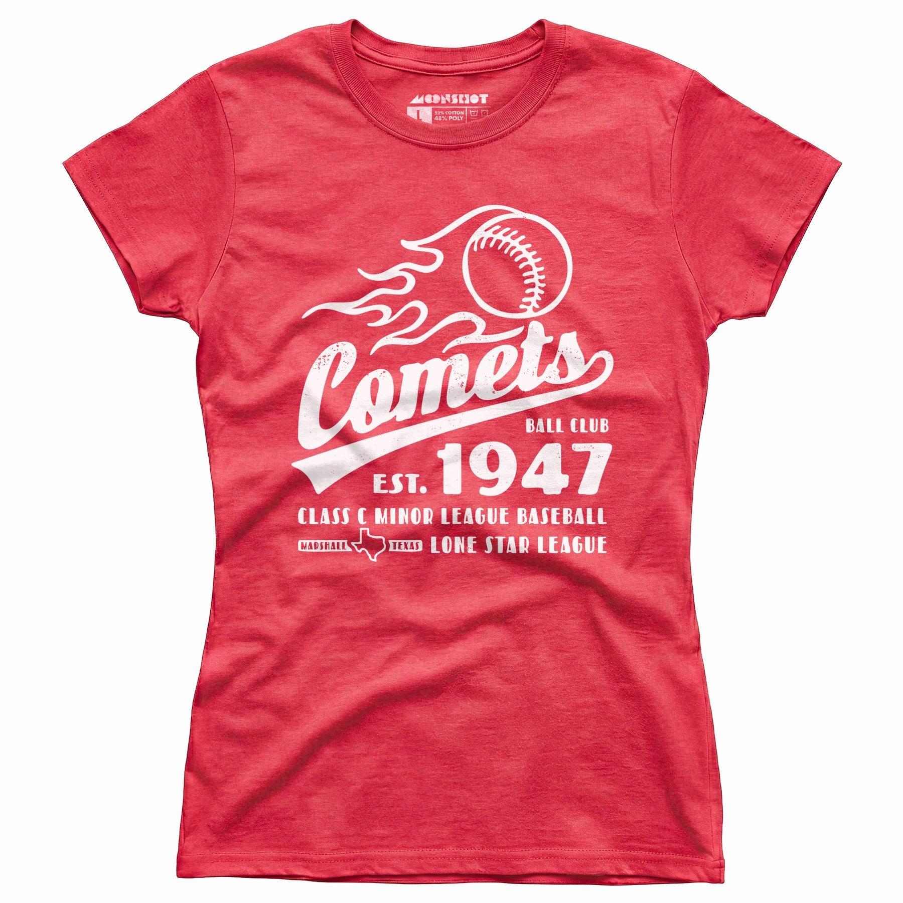 Marshall Comets - Texas - Vintage Defunct Baseball Teams - Women's T-Shirt