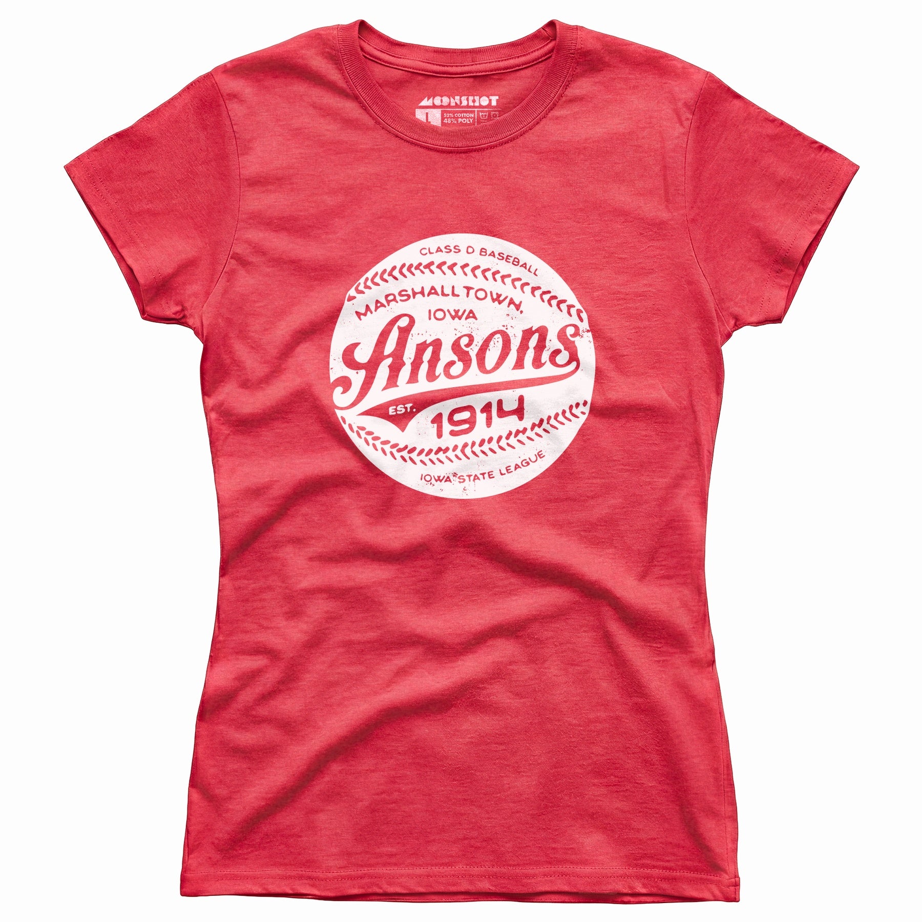 Marshalltown Ansons - Iowa - Vintage Defunct Baseball Teams - Women's T-Shirt