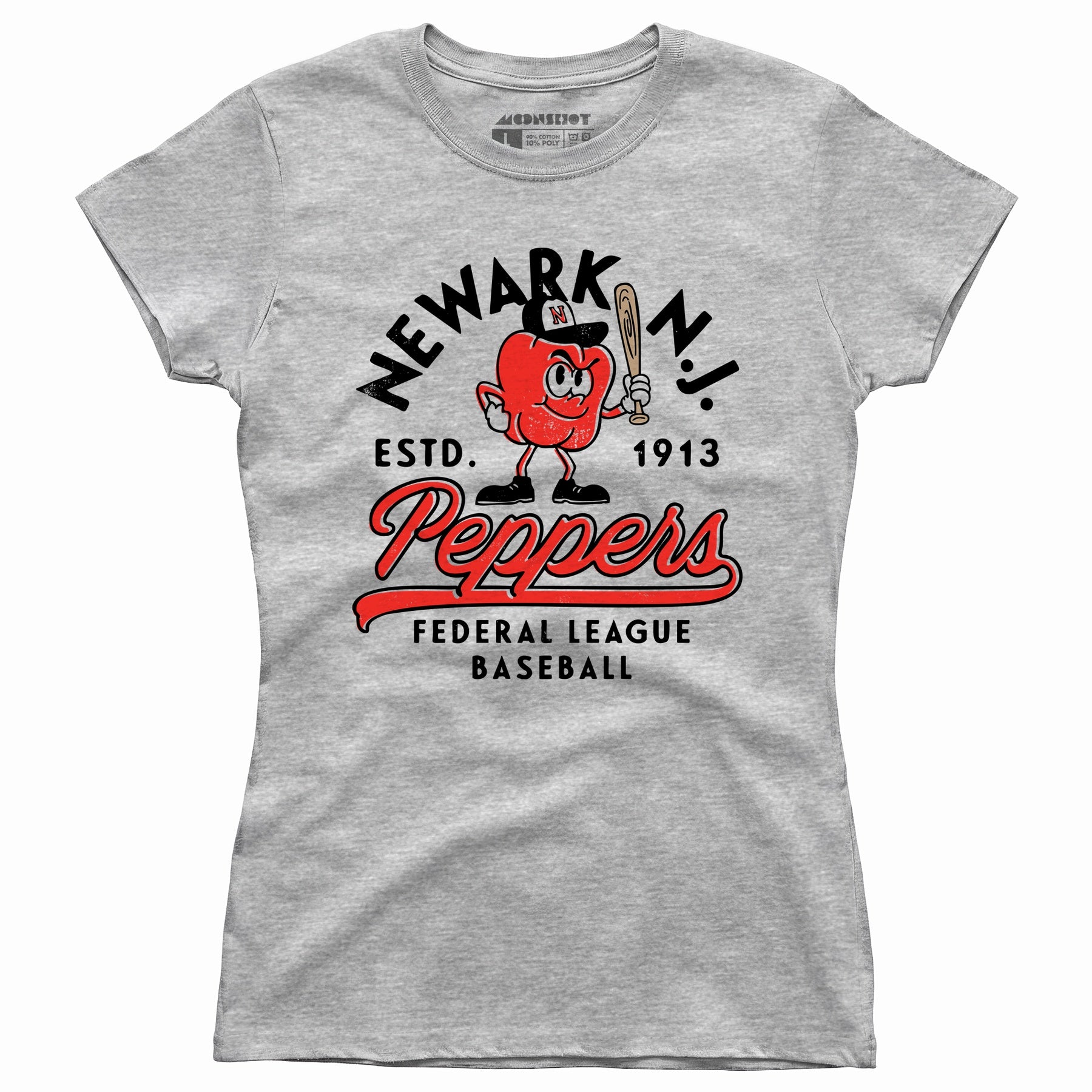 Newark Peppers - New Jersey - Vintage Defunct Baseball Teams - Women's T-Shirt
