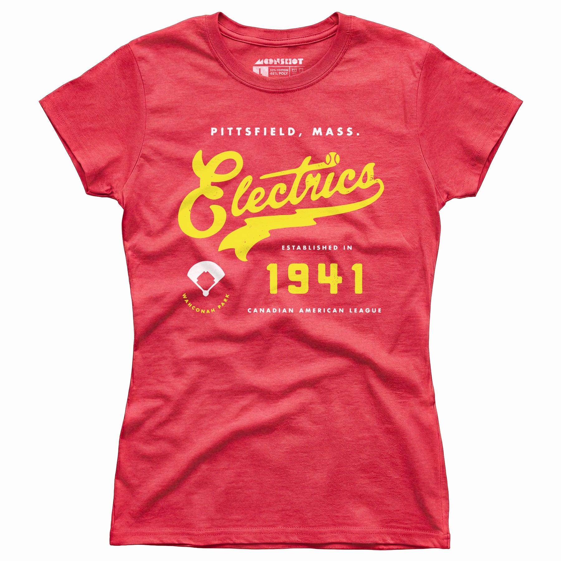 Pittsfield Electrics - Massachusetts - Vintage Defunct Baseball Teams - Women's T-Shirt