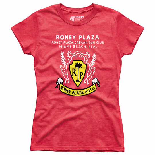 Roney Plaza - Miami Beach, FL - Vintage Hotel - Women's T-Shirt