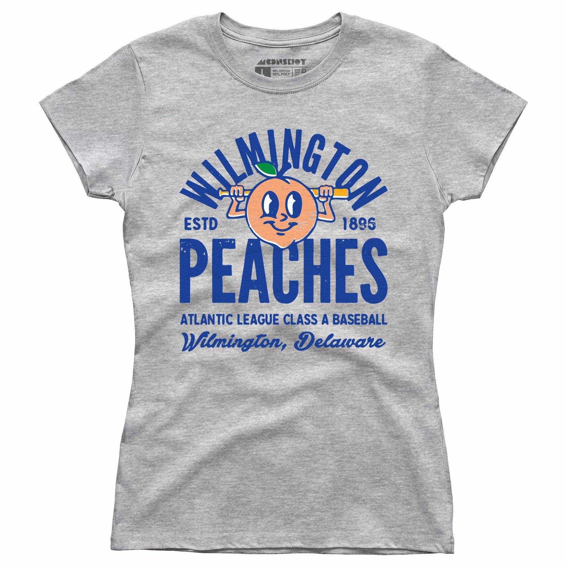 Wilmington Peaches - Delaware - Vintage Defunct Baseball Teams - Women's T-Shirt
