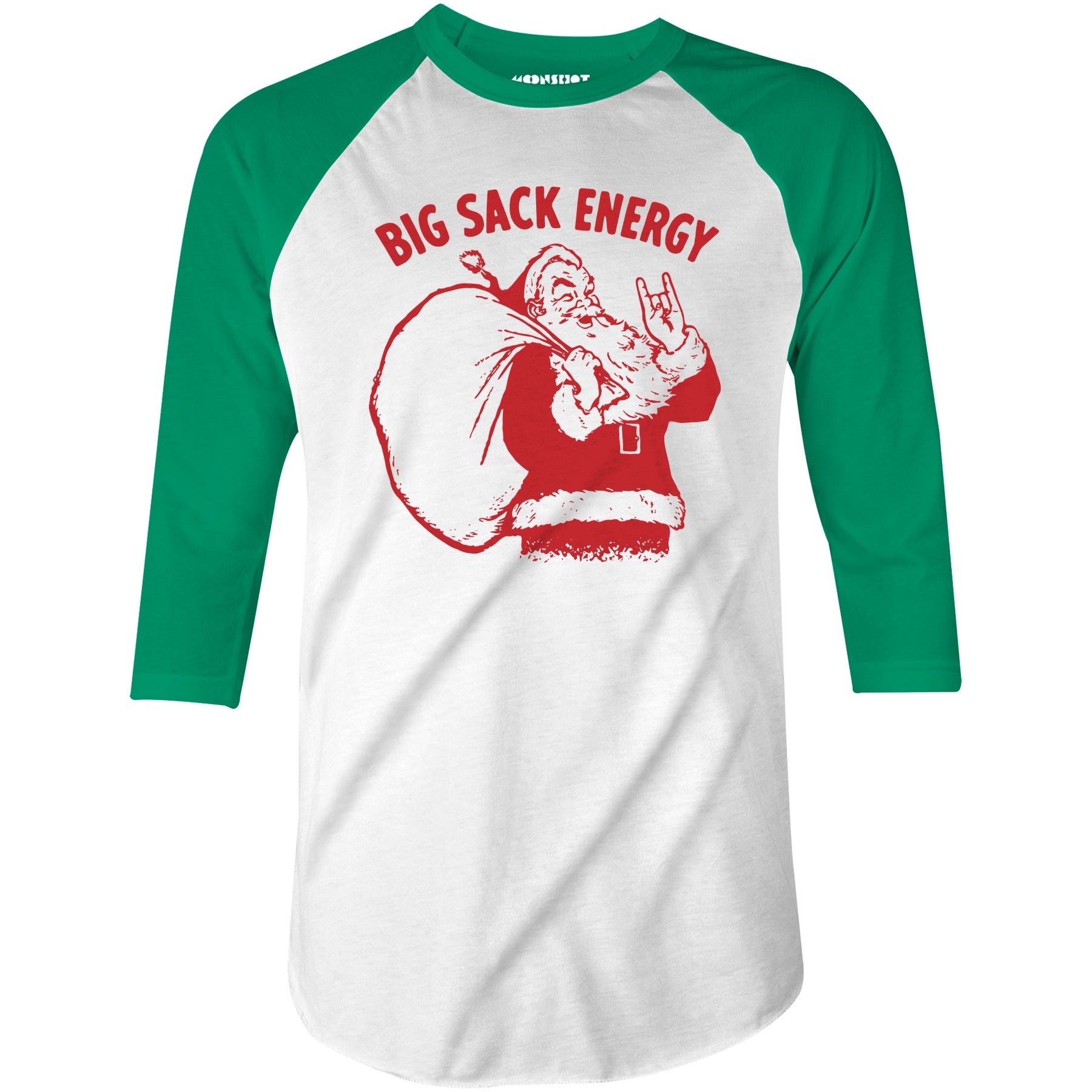 Big Sack Energy - 3/4 Sleeve Raglan T-Shirt