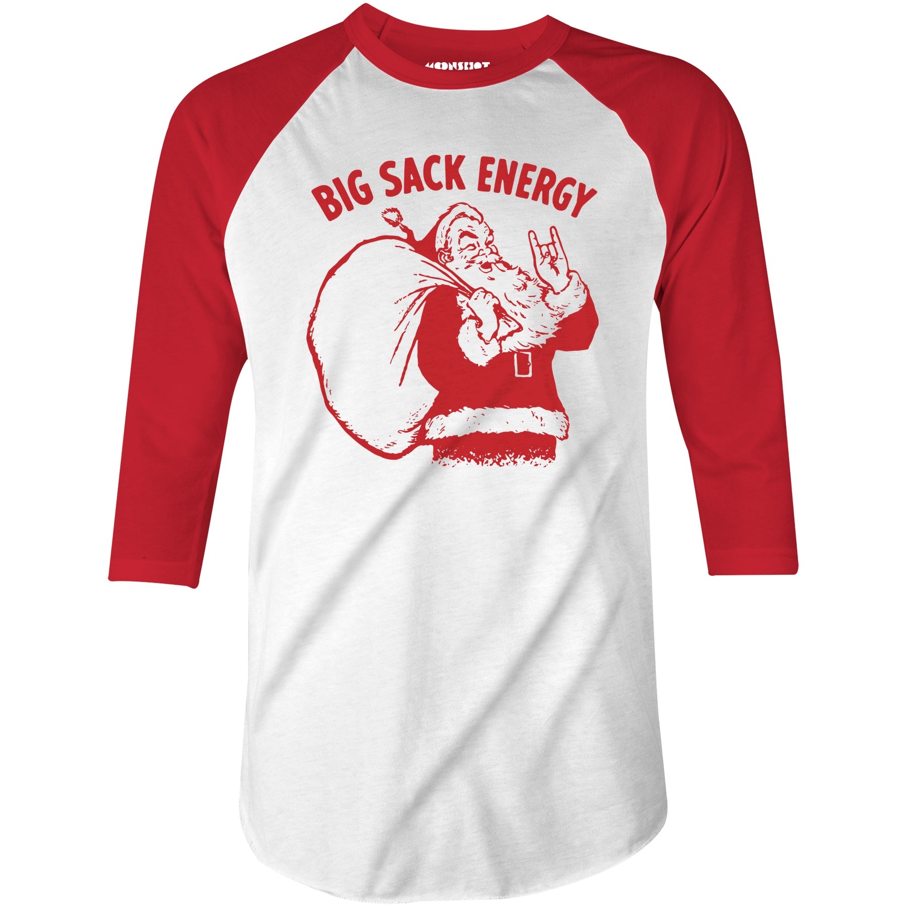 Big Sack Energy - 3/4 Sleeve Raglan T-Shirt