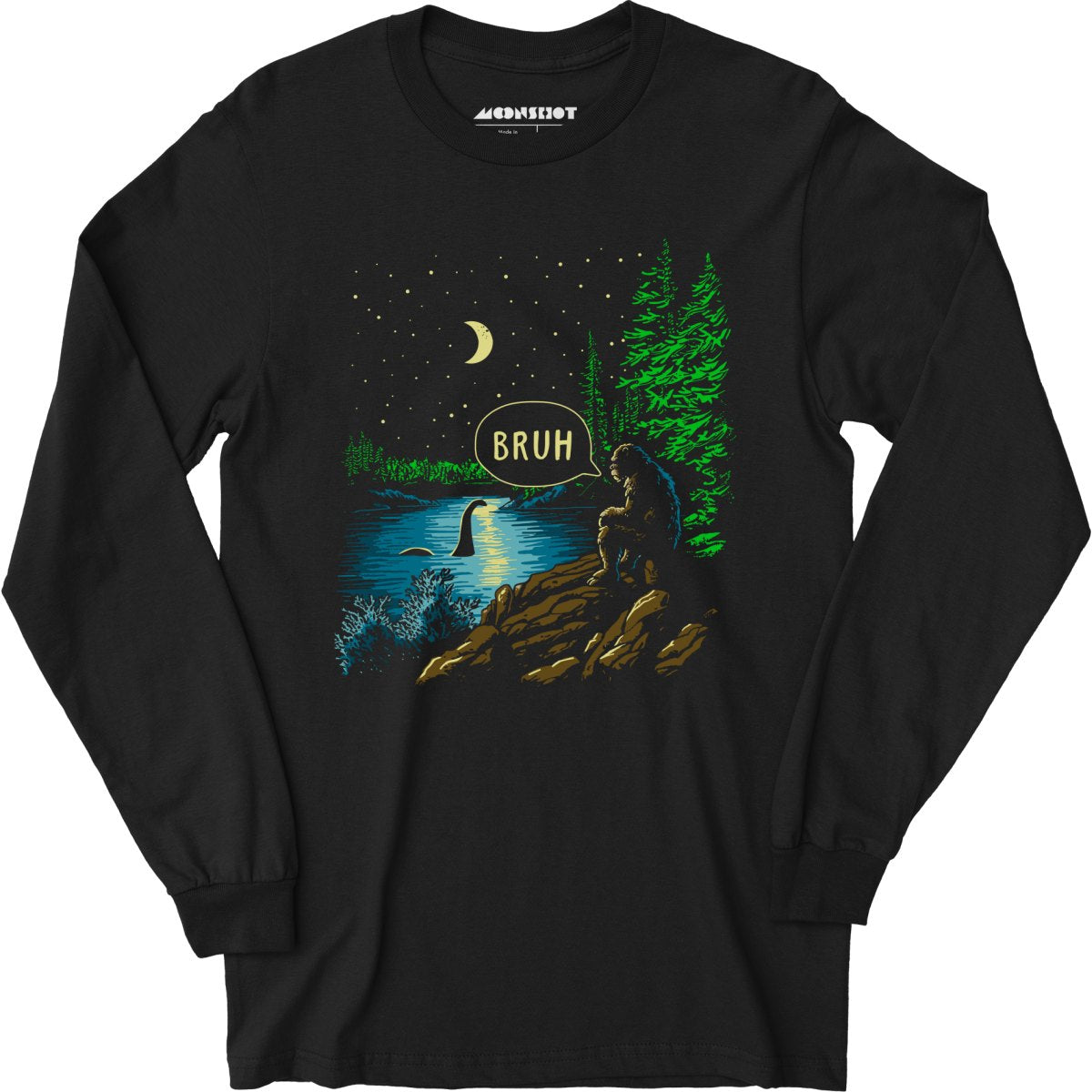 Bigfoot Bruh - Long Sleeve T-Shirt