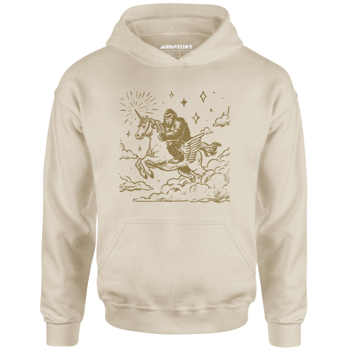Bigfoot Riding On a Unicorn - Unisex Hoodie