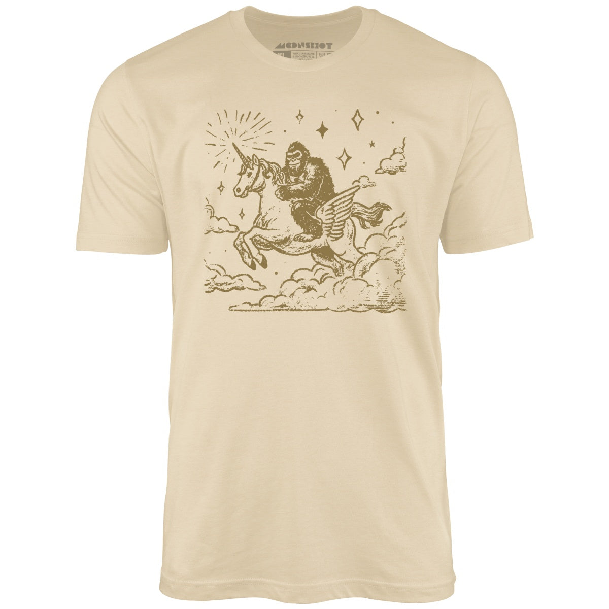 Bigfoot Riding On a Unicorn - Unisex T-Shirt