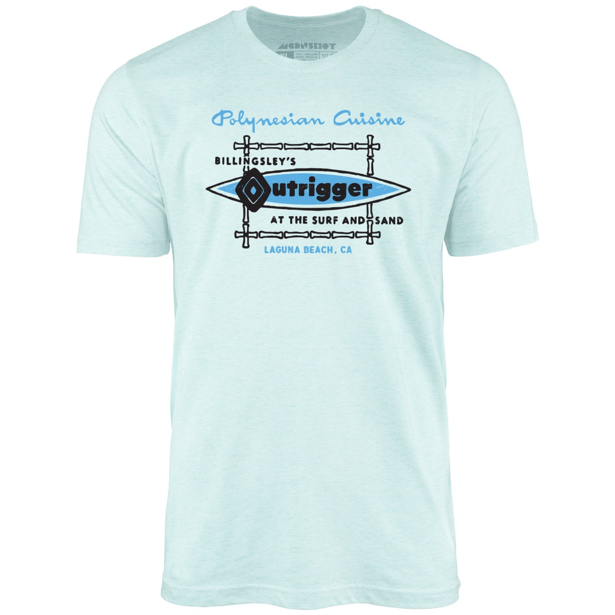 Billingsley's Outrigger - Laguna Beach, CA - Vintage Tiki Bar - Unisex T-Shirt