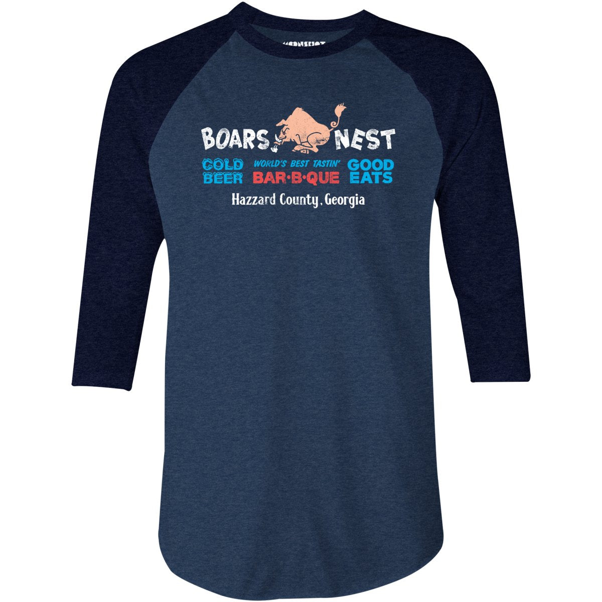 Boars Nest - 3/4 Sleeve Raglan T-Shirt