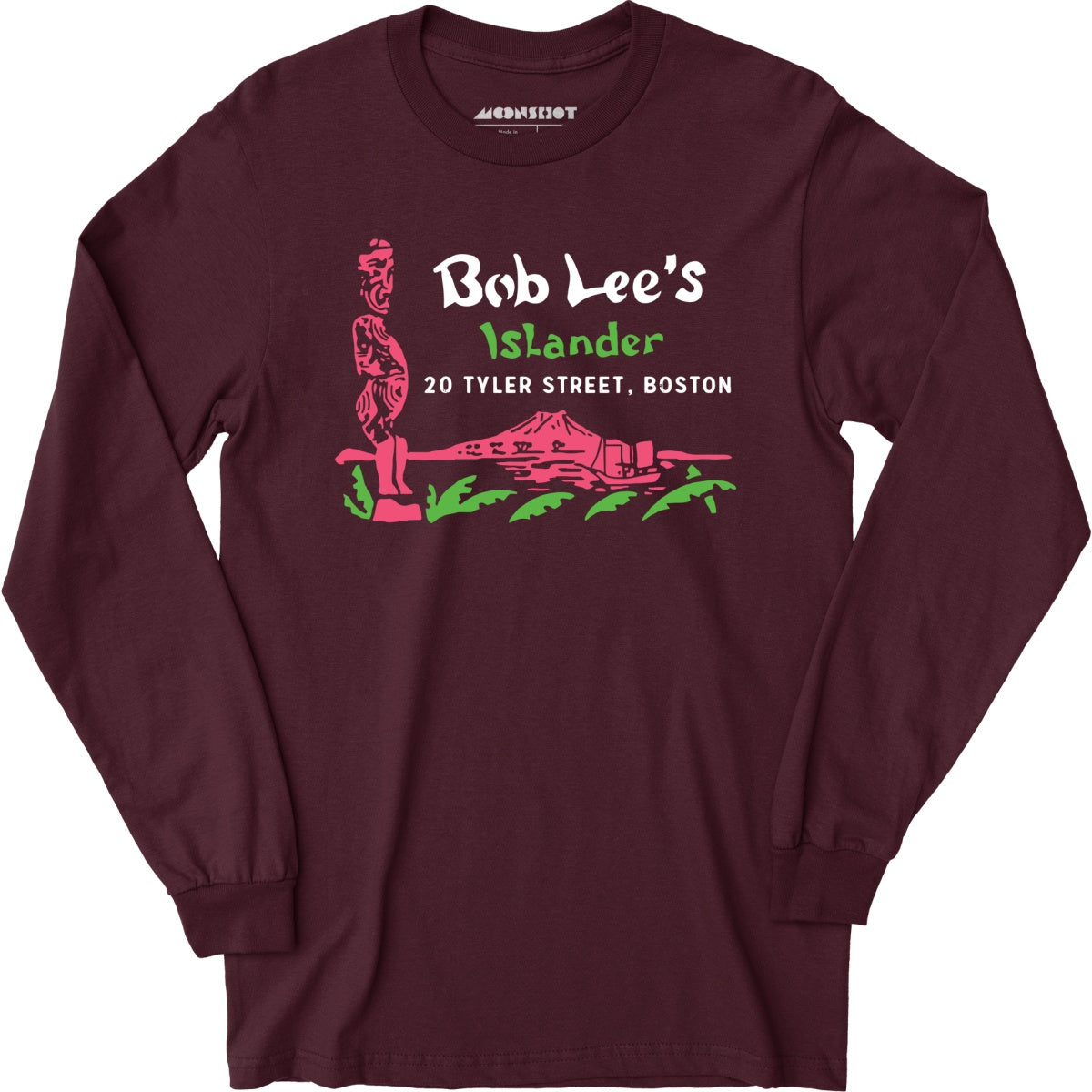 Bob Lee's Islander - Boston, MA - Vintage Tiki Bar - Long Sleeve T-Shirt