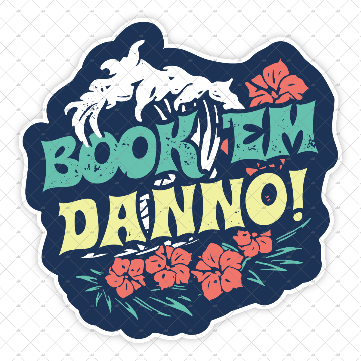 Book 'em Danno - Sticker