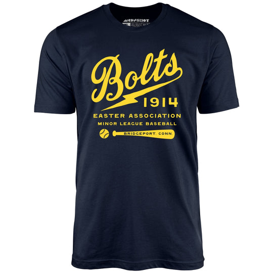 Bridgeport Bolts - Connecticut - Vintage Defunct Baseball Teams - Navy - Unisex T-Shirt