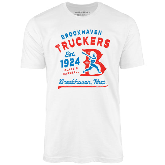 Brookhaven Truckers - Mississippi - Vintage Defunct Baseball Teams - Unisex T-Shirt - White