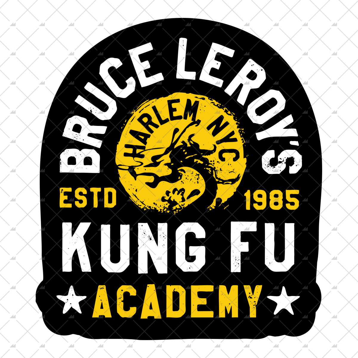 Bruce Leroy's Kung Fu Academy - Sticker