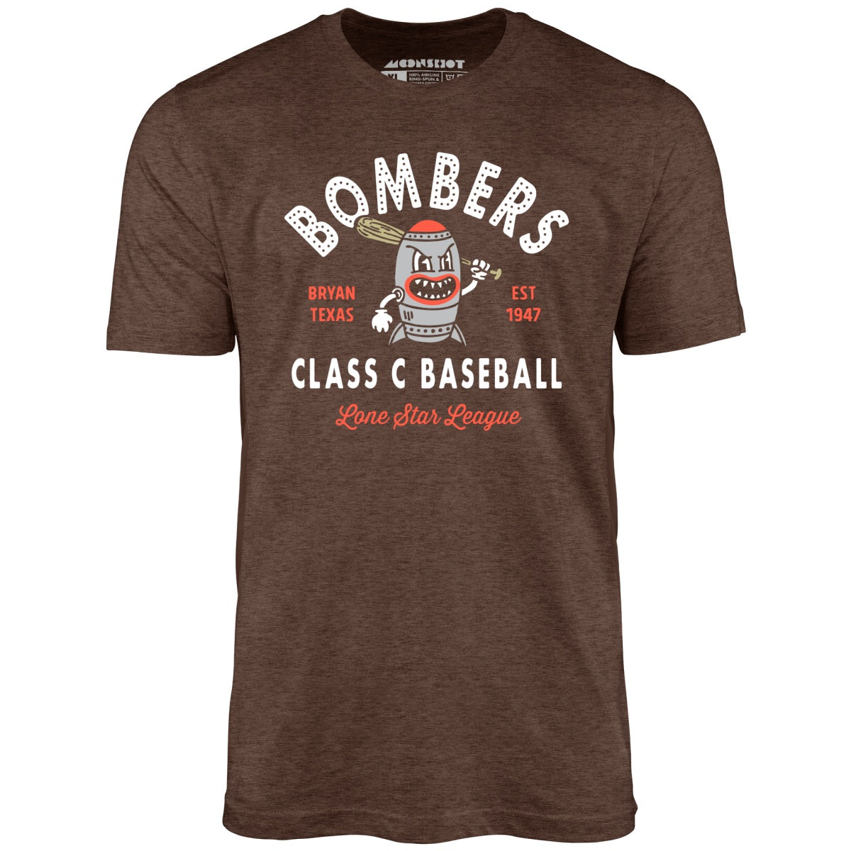 Bryan Bombers - Texas - Vintage Defunct Baseball Teams - Unisex T-Shirt