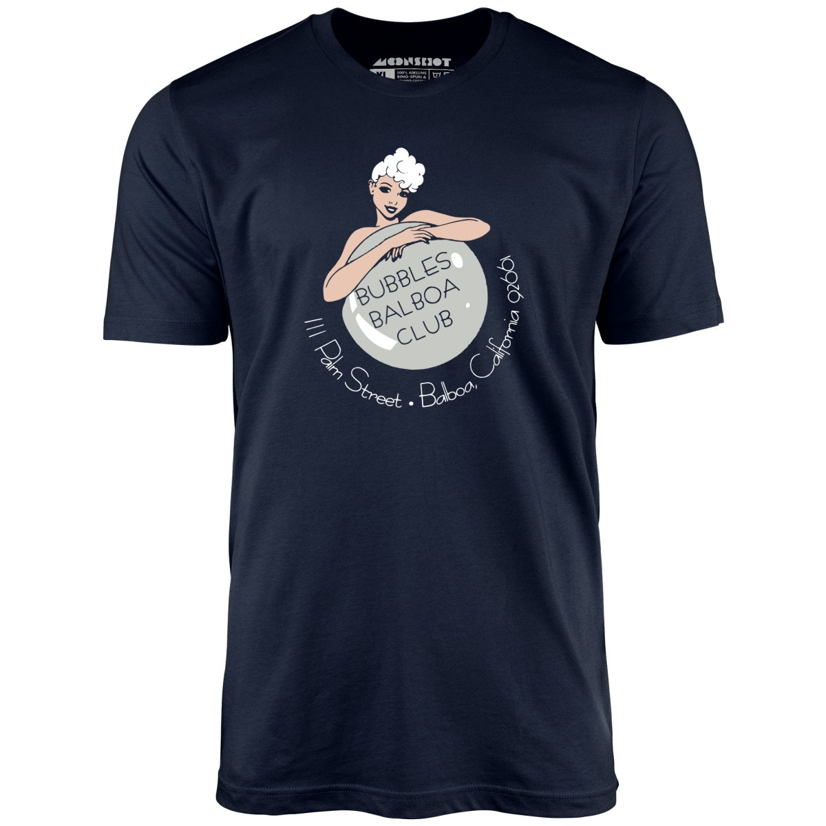 Bubbles Balboa Club - Newport Beach, CA - Vintage Restaurant - Unisex T-Shirt