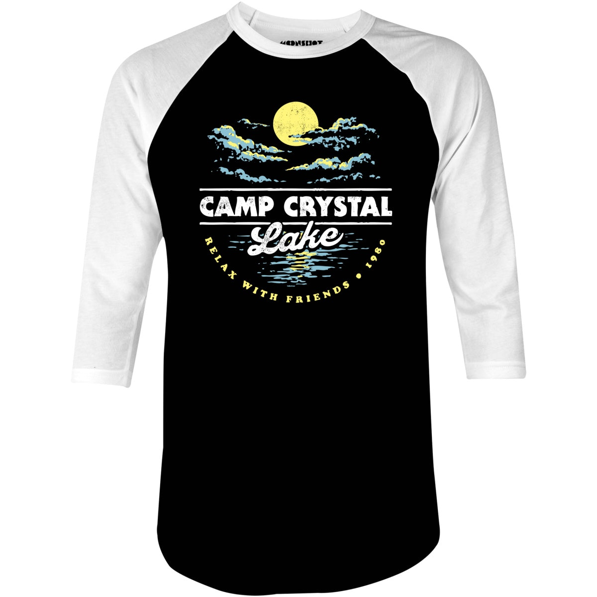 Camp Crystal Lake 1980 - 3/4 Sleeve Raglan T-Shirt