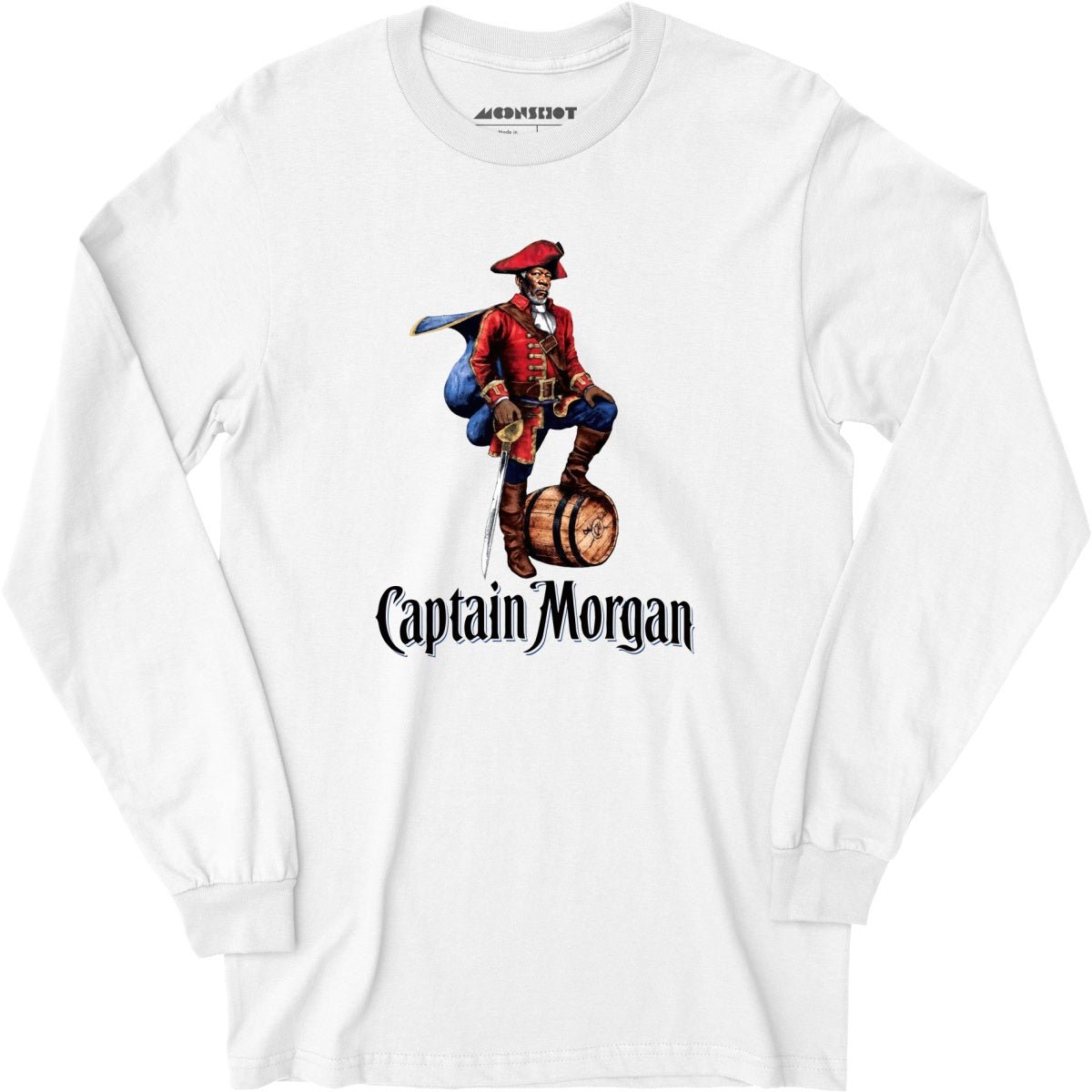 Captain Morgan Freeman - Long Sleeve T-Shirt