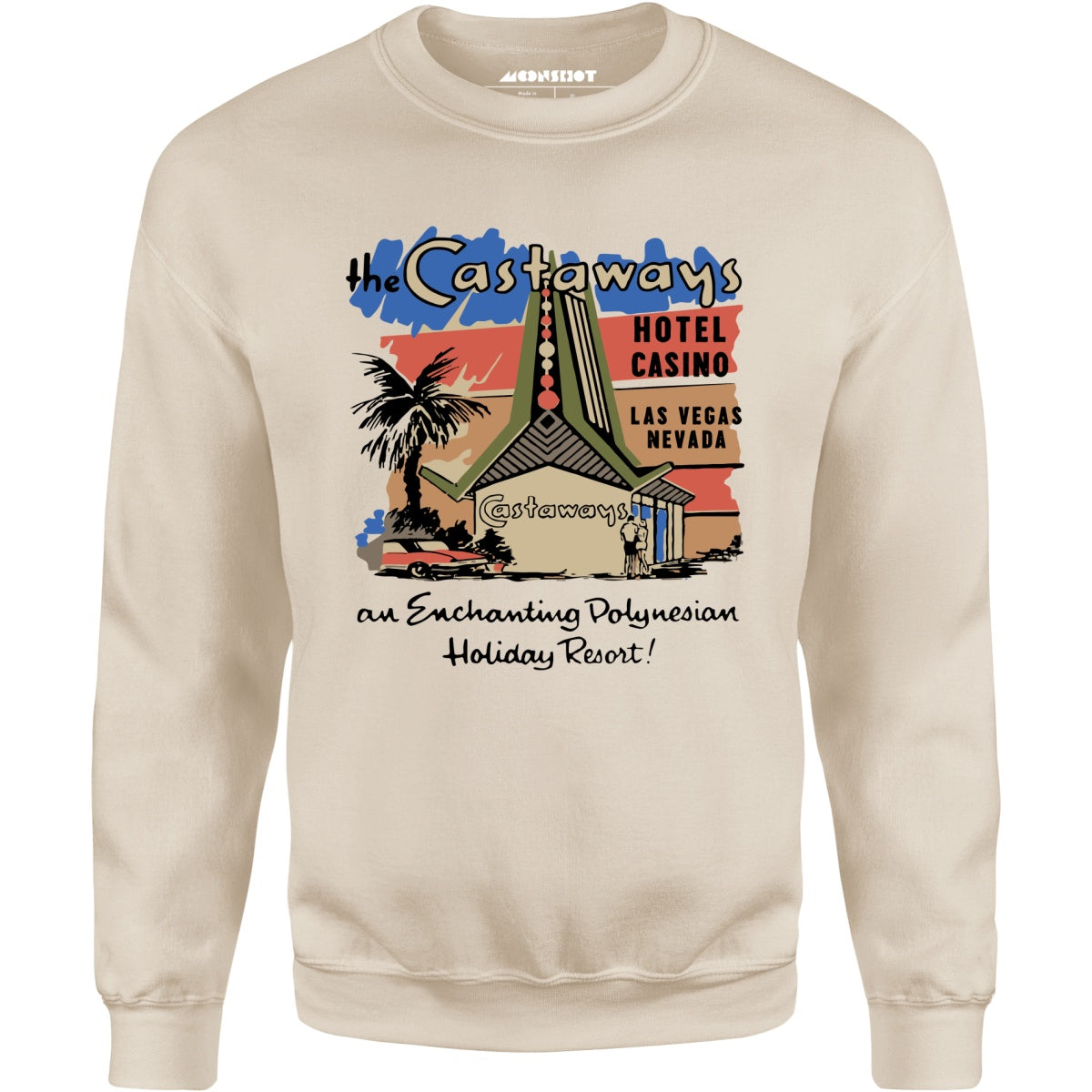 Castaways Polynesian Resort Hotel - Vintage Las Vegas - Unisex Sweatshirt
