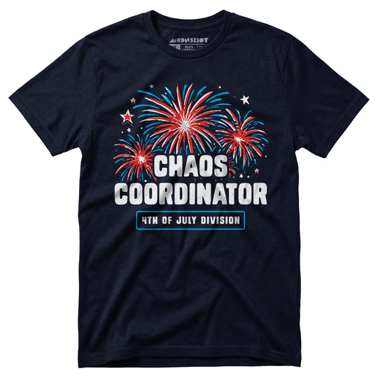 Chaos Coordinator - Unisex T-Shirt in Navy