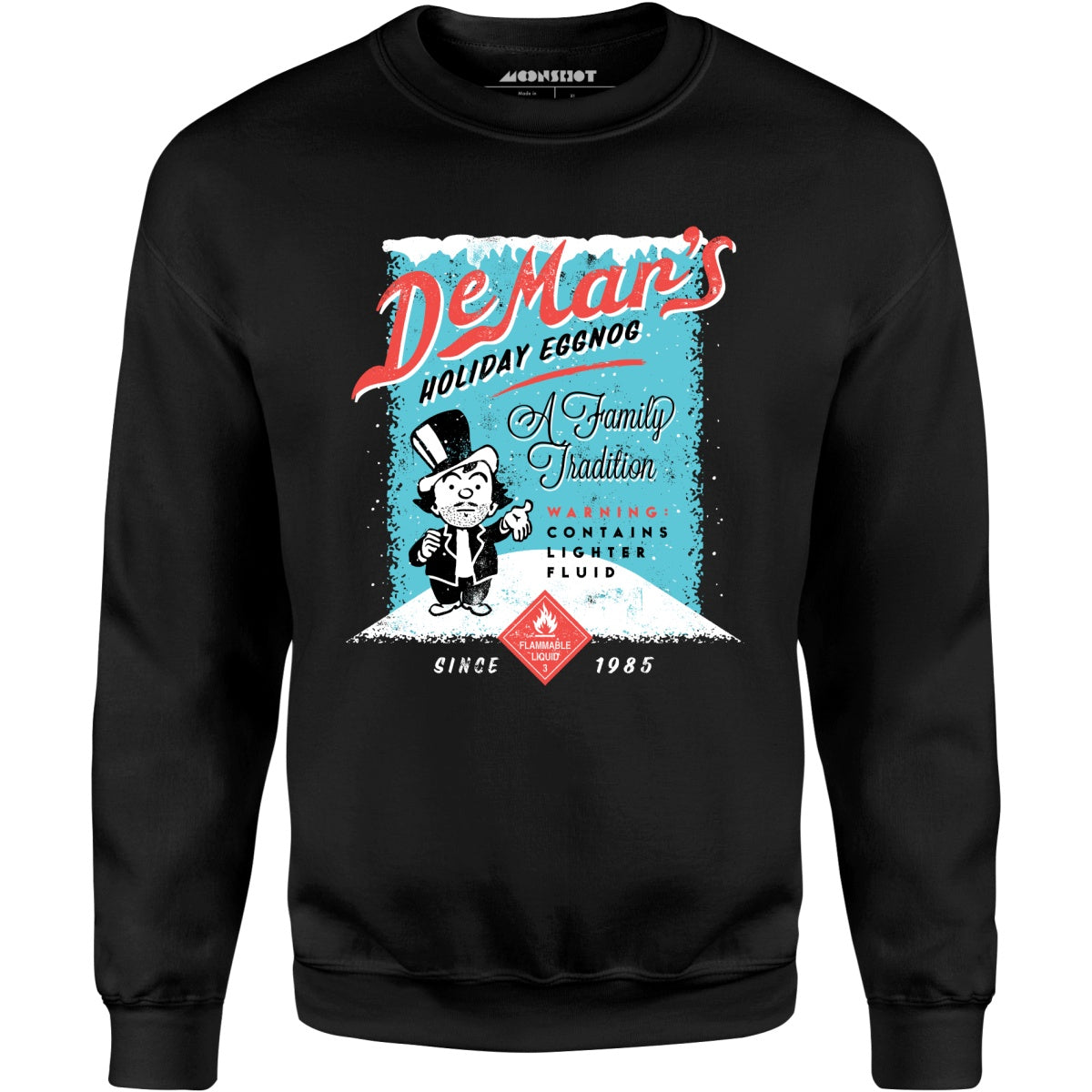 Charles DeMar's Eggnog with Lighter Fluid - Unisex Sweatshirt