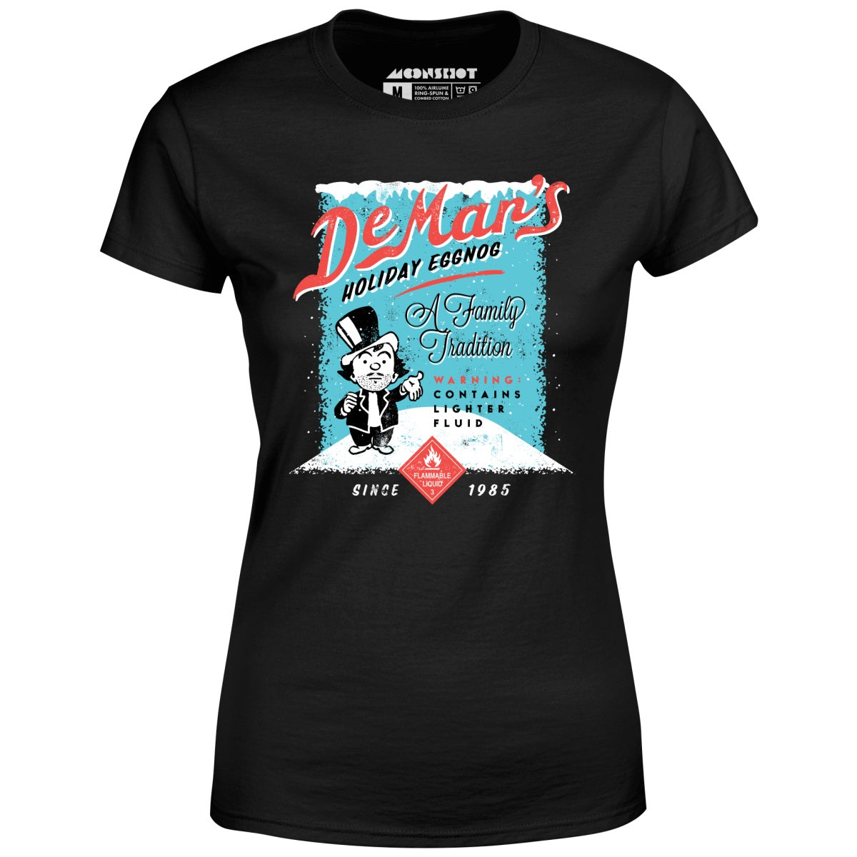 Charles DeMar's Eggnog with Lighter Fluid - Women's T-Shirt