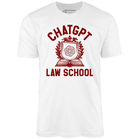 ChatGPT Law School - White - Unisex T-Shirt