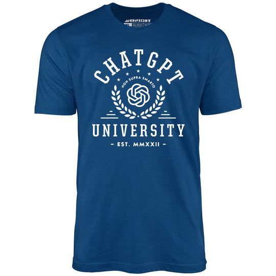 ChatGPT University - Royal Blue - Full Front