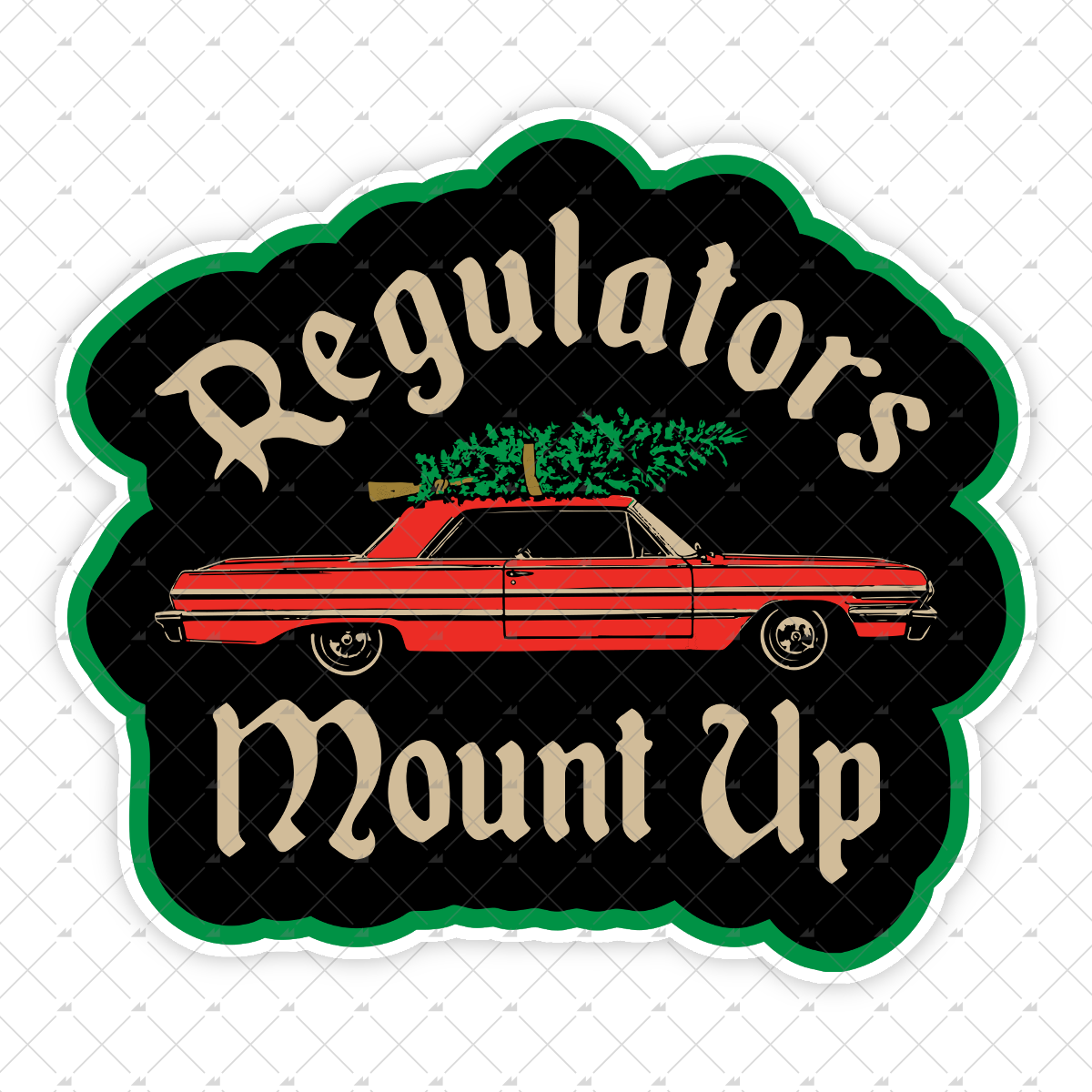 Christmas Regulators Mount Up - Sticker