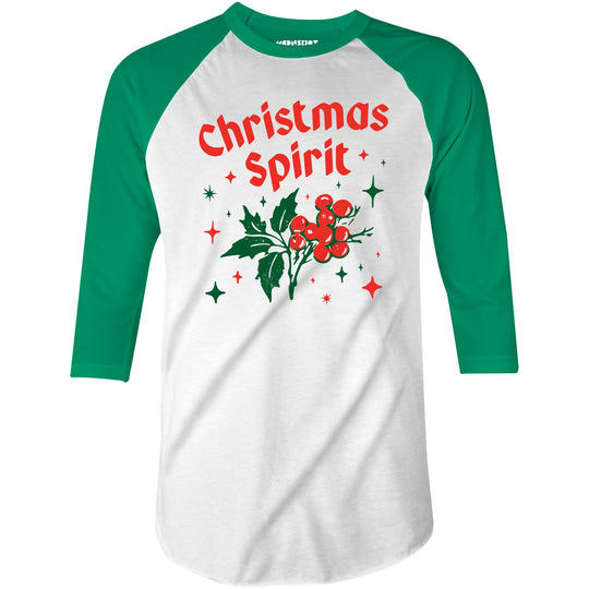 Christmas Spirit - 3/4 Sleeve Raglan T-Shirt