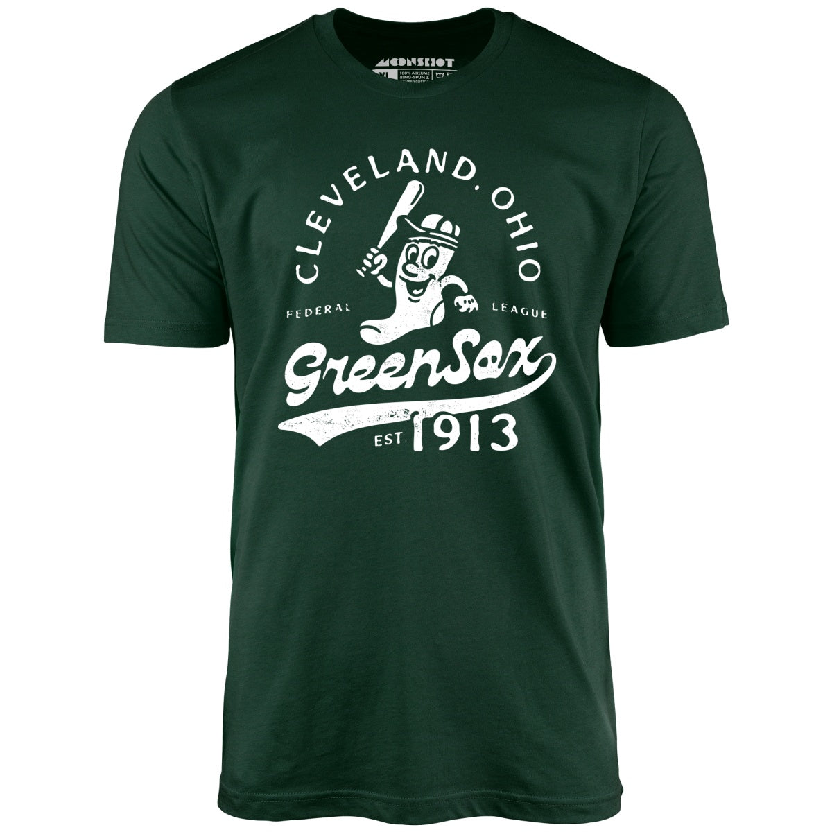 Cleveland Green Sox - Ohio - Vintage Defunct Baseball Teams - Unisex T-Shirt