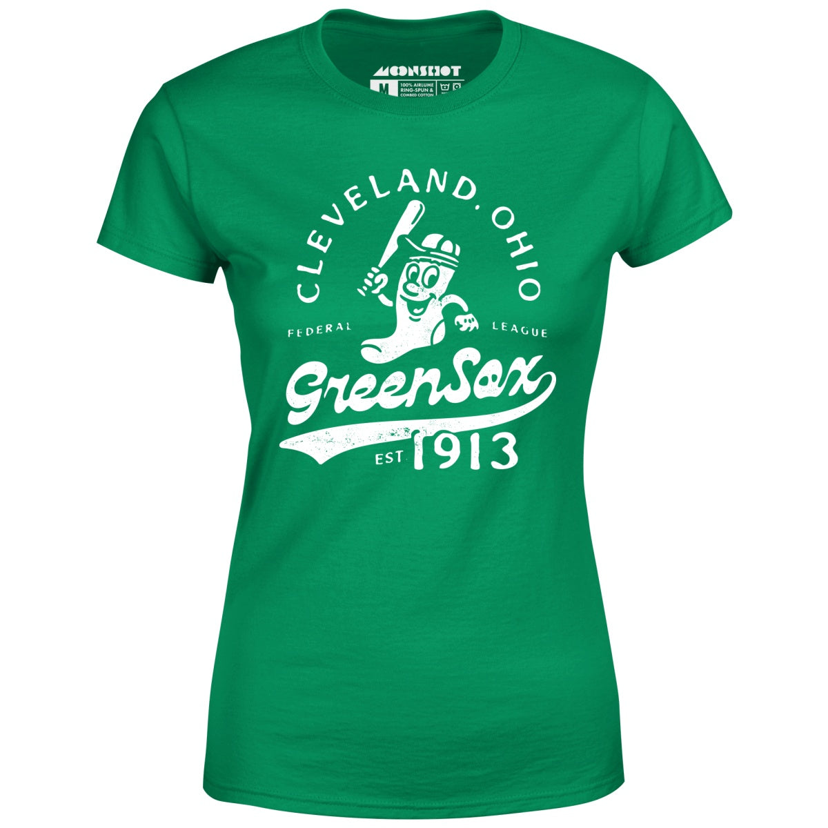 Cleveland Green Sox - Ohio - Vintage Defunct Baseball Teams - Women's T-Shirt