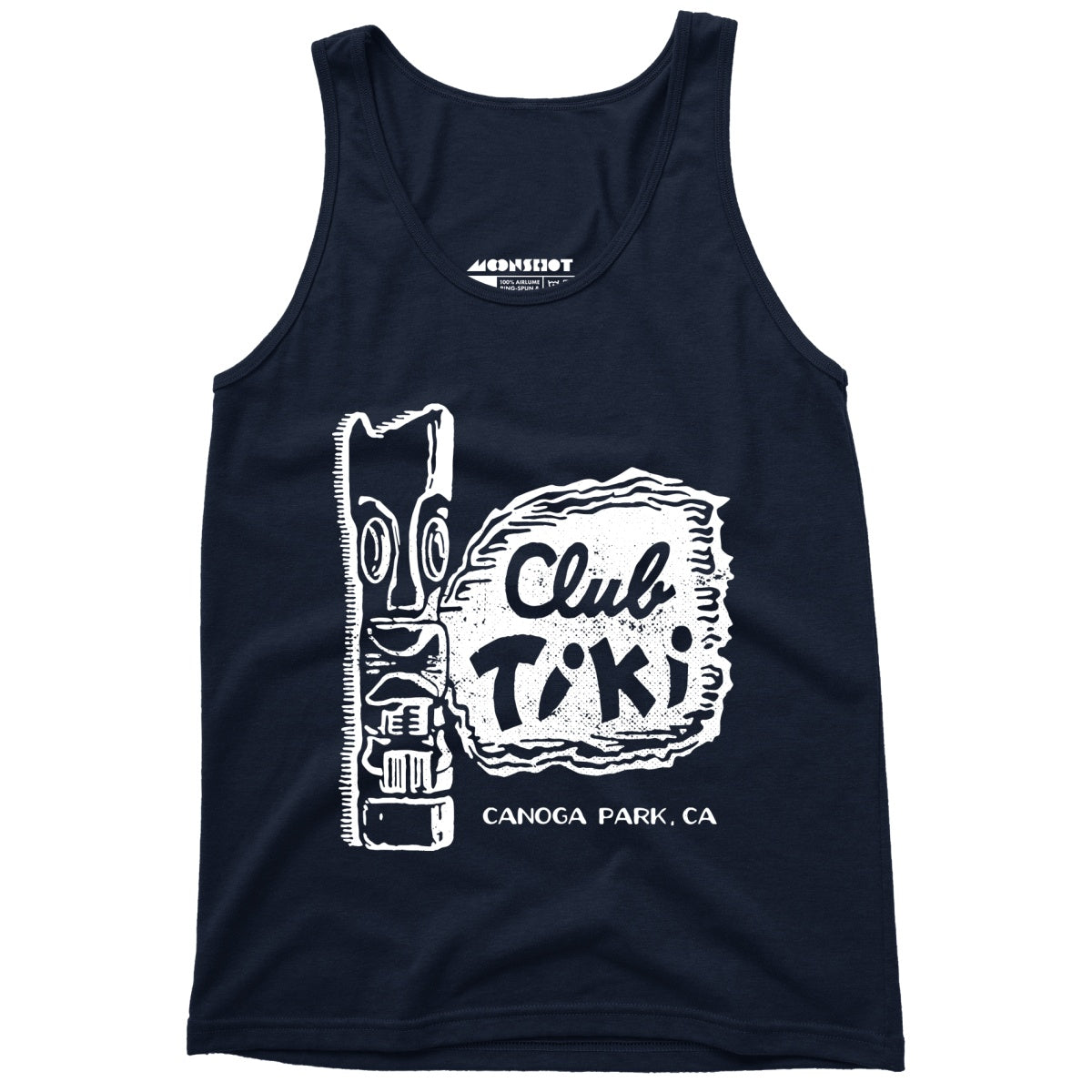 Club Tiki - Canoga Park, CA - Vintage Tiki Bar - Unisex Tank Top