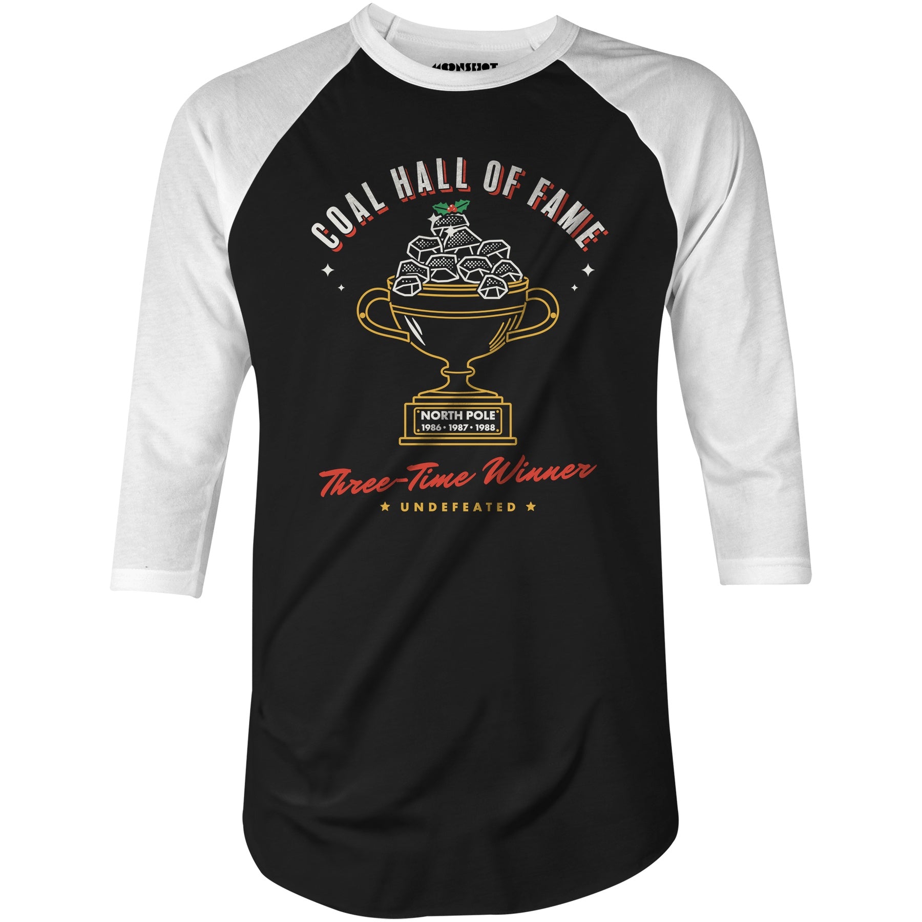 Coal Hall of Fame - 3/4 Sleeve Raglan T-Shirt