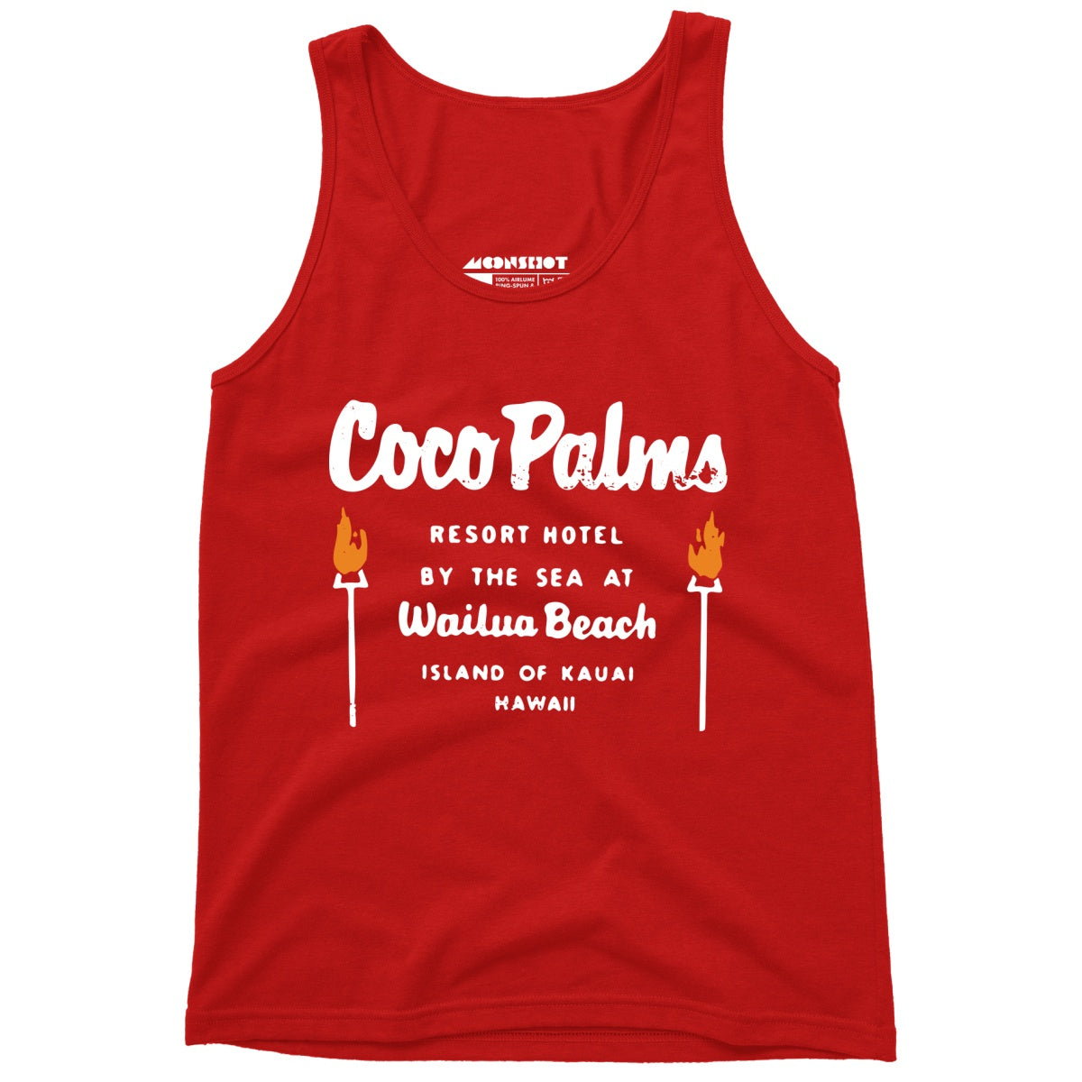 Coco Palms - Hawaii - Vintage Tiki Bar - Unisex Tank Top