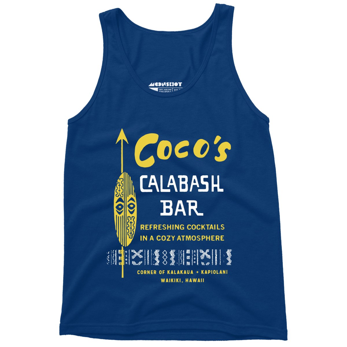 Coco's Calabash Bar - Waikiki, HI - Vintage Tiki Bar - Unisex Tank Top