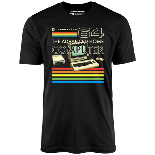 Commodore 64 - The Advanced Home Computer - Black - Unisex T-Shirt