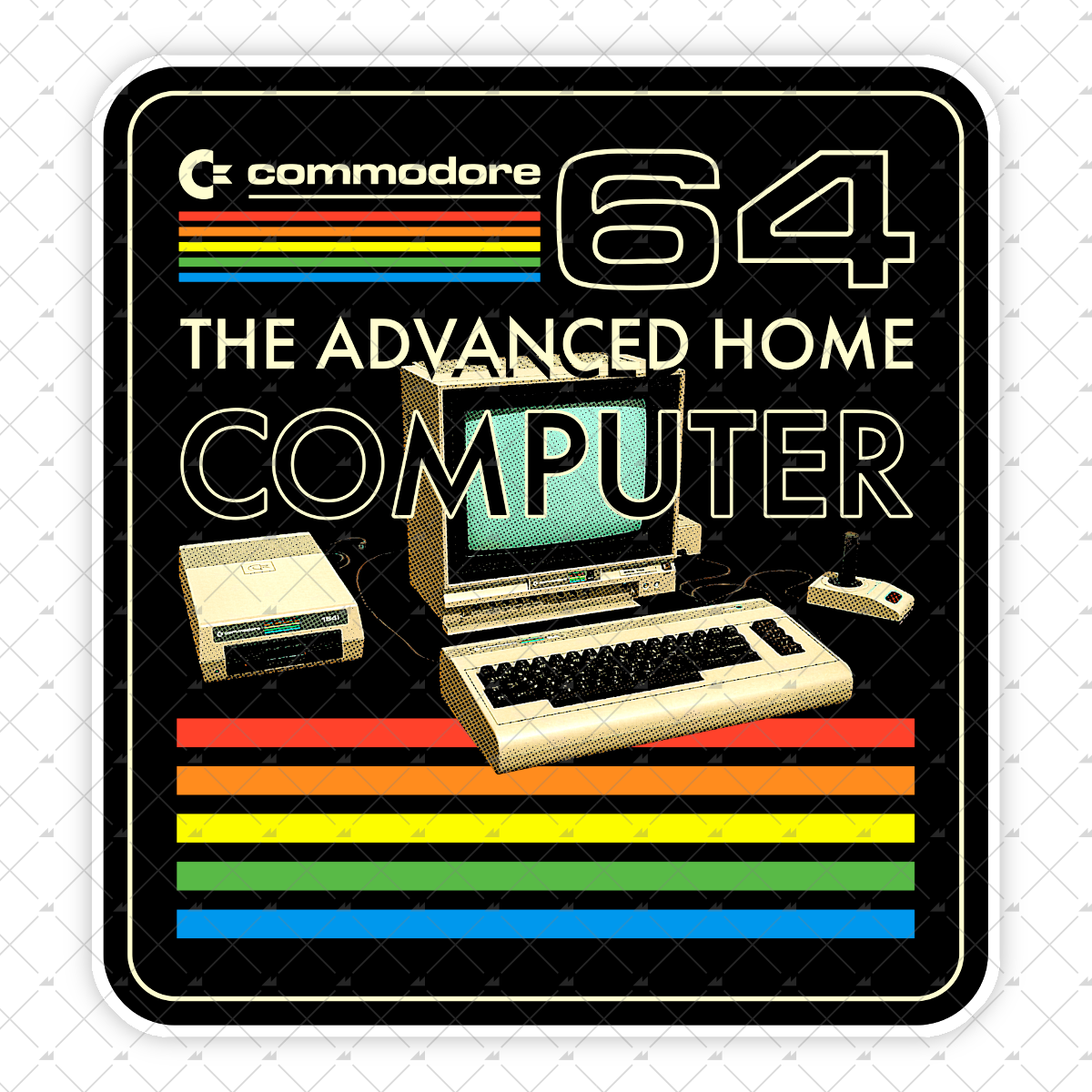 Commodore 64 - The Advanced Home Computer - Sticker