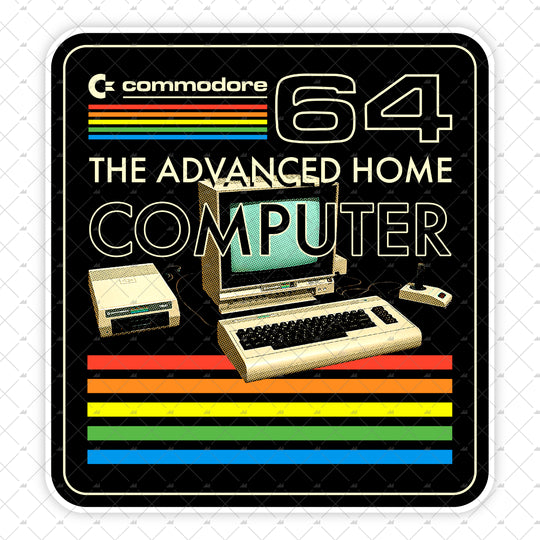Commodore 64 - The Advanced Home Computer - Sticker