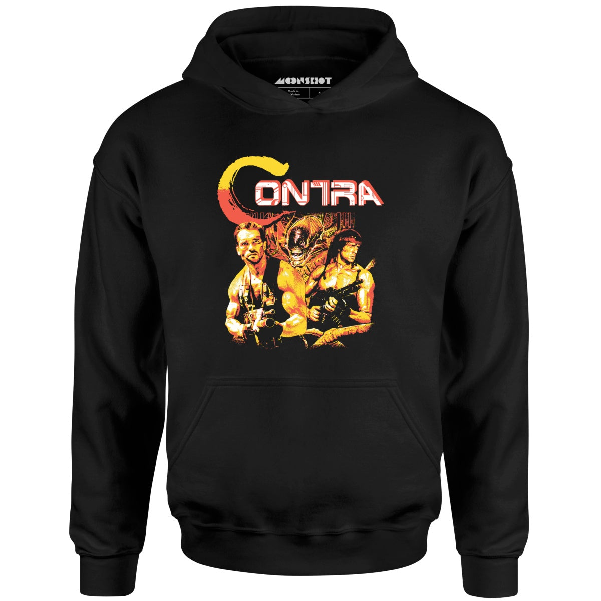 Contra Action Heroes Mashup Parody - Unisex Hoodie