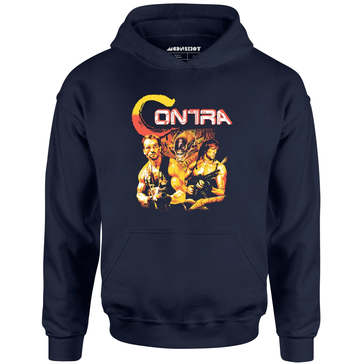 Contra Action Heroes Mashup Parody - Unisex Hoodie