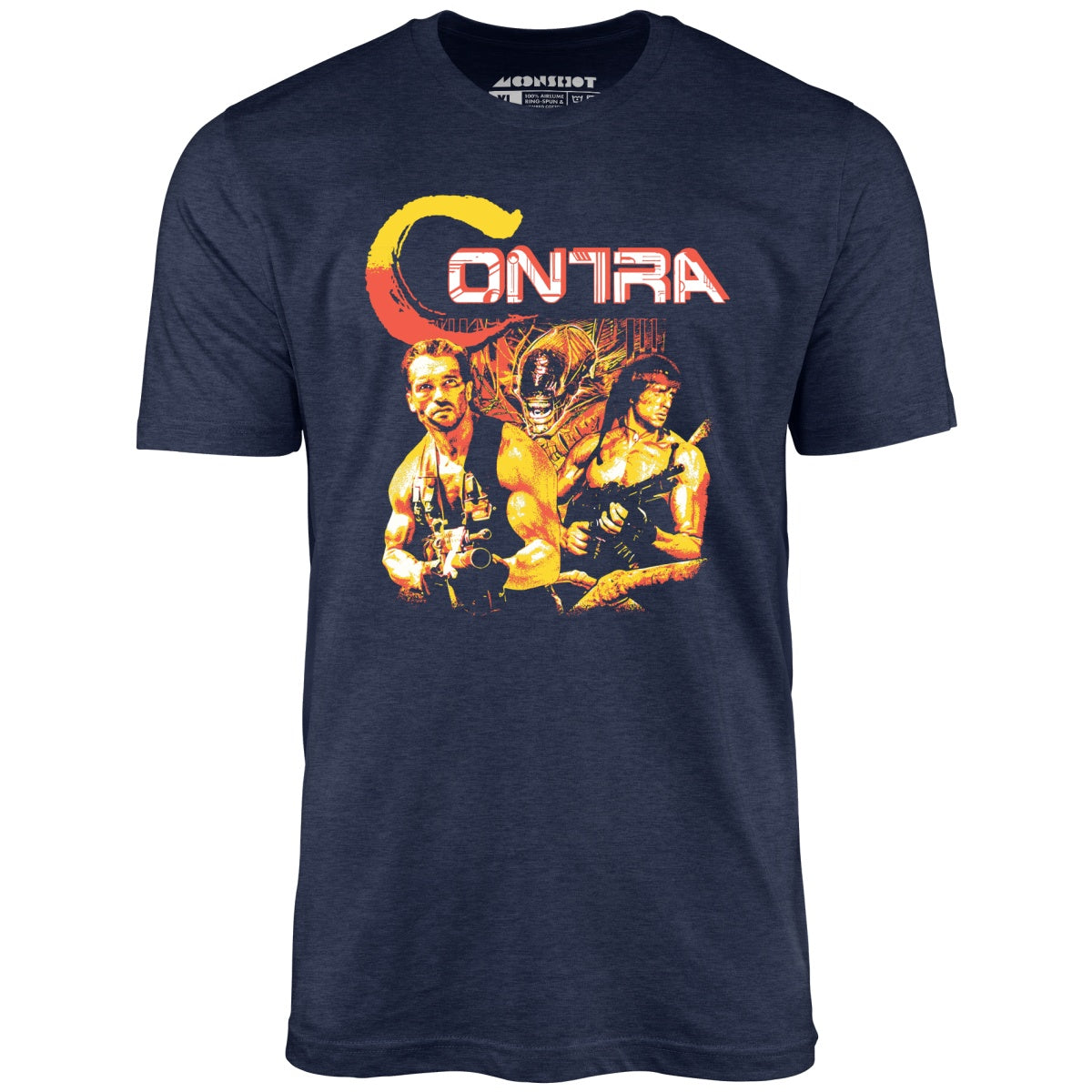 Contra Action Heroes Mashup Parody - Unisex T-Shirt