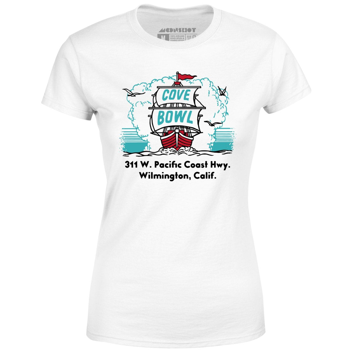 Cove Bowl - Wilmington, CA - Vintage Bowling Alley - Women's T-Shirt