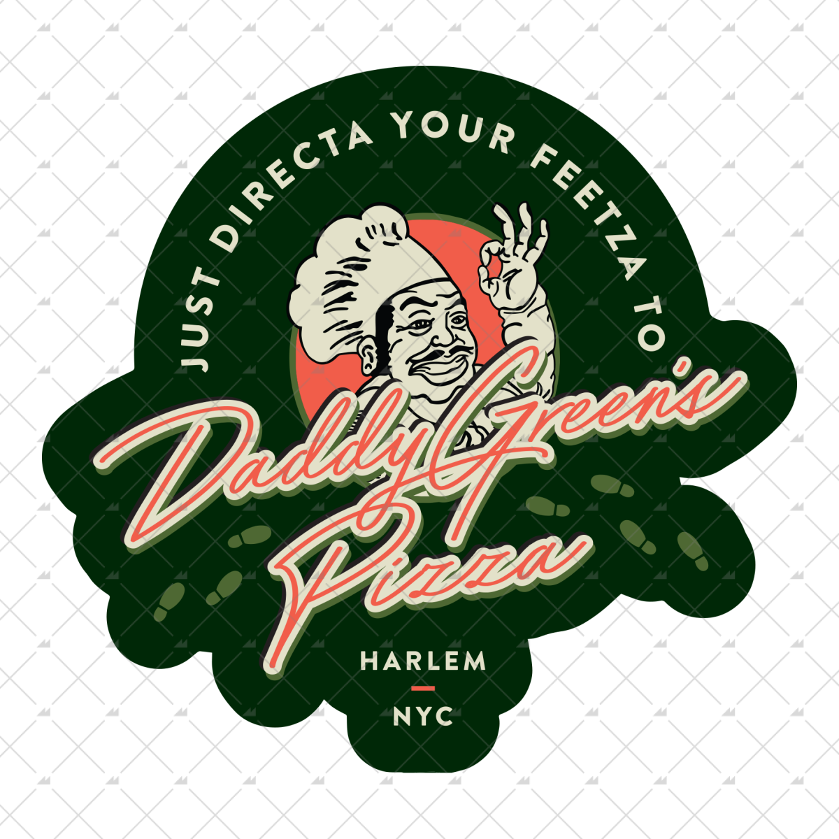 Daddy Green's Pizza - Sticker