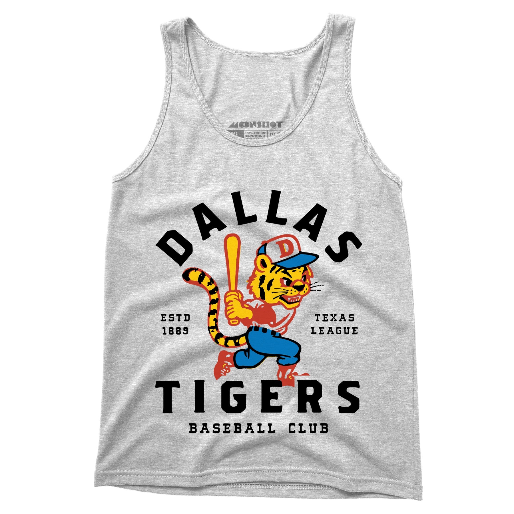 Dallas Tigers - Texas - Vintage Defunct Baseball Teams - Unisex Tank Top