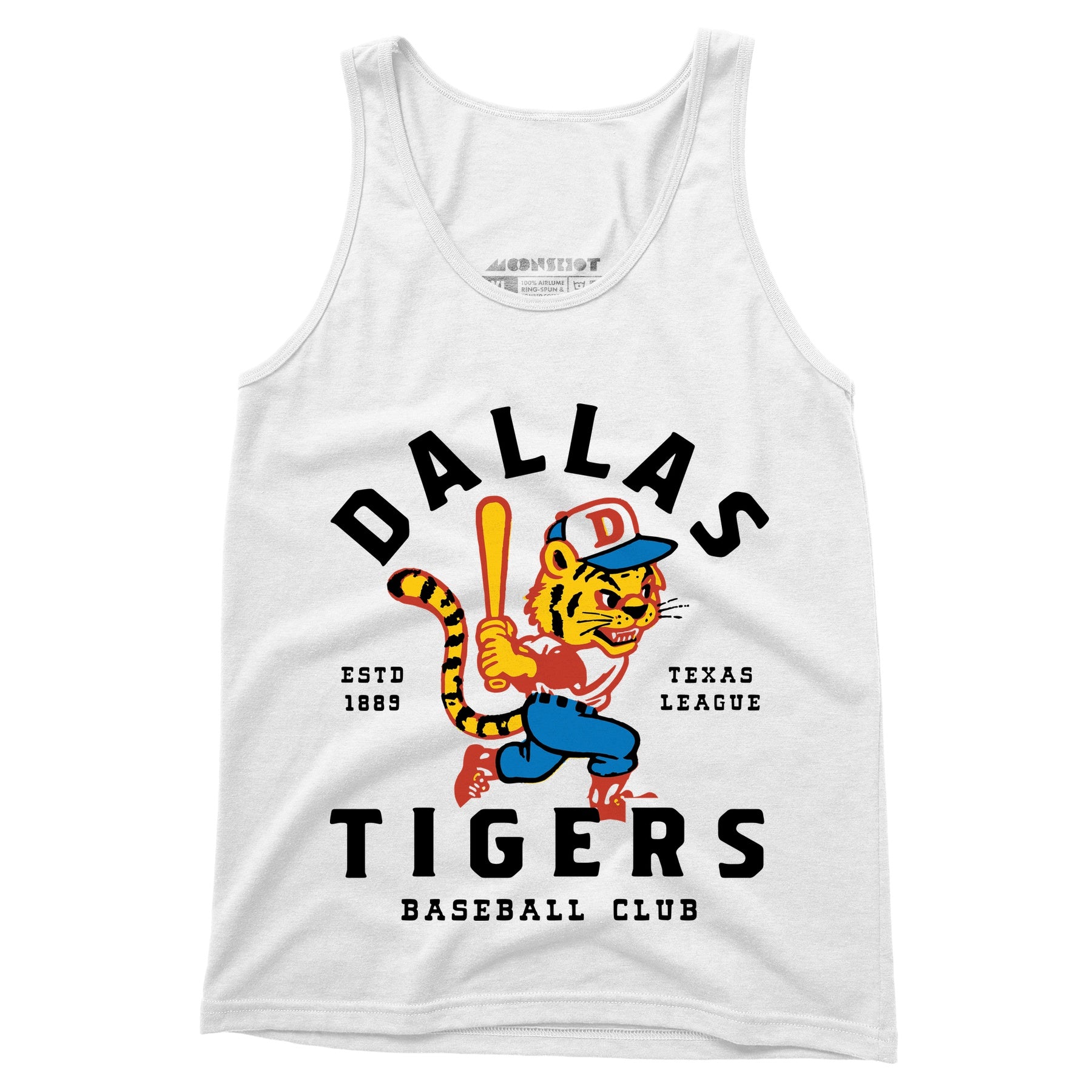 Dallas Tigers - Texas - Vintage Defunct Baseball Teams - Unisex Tank Top
