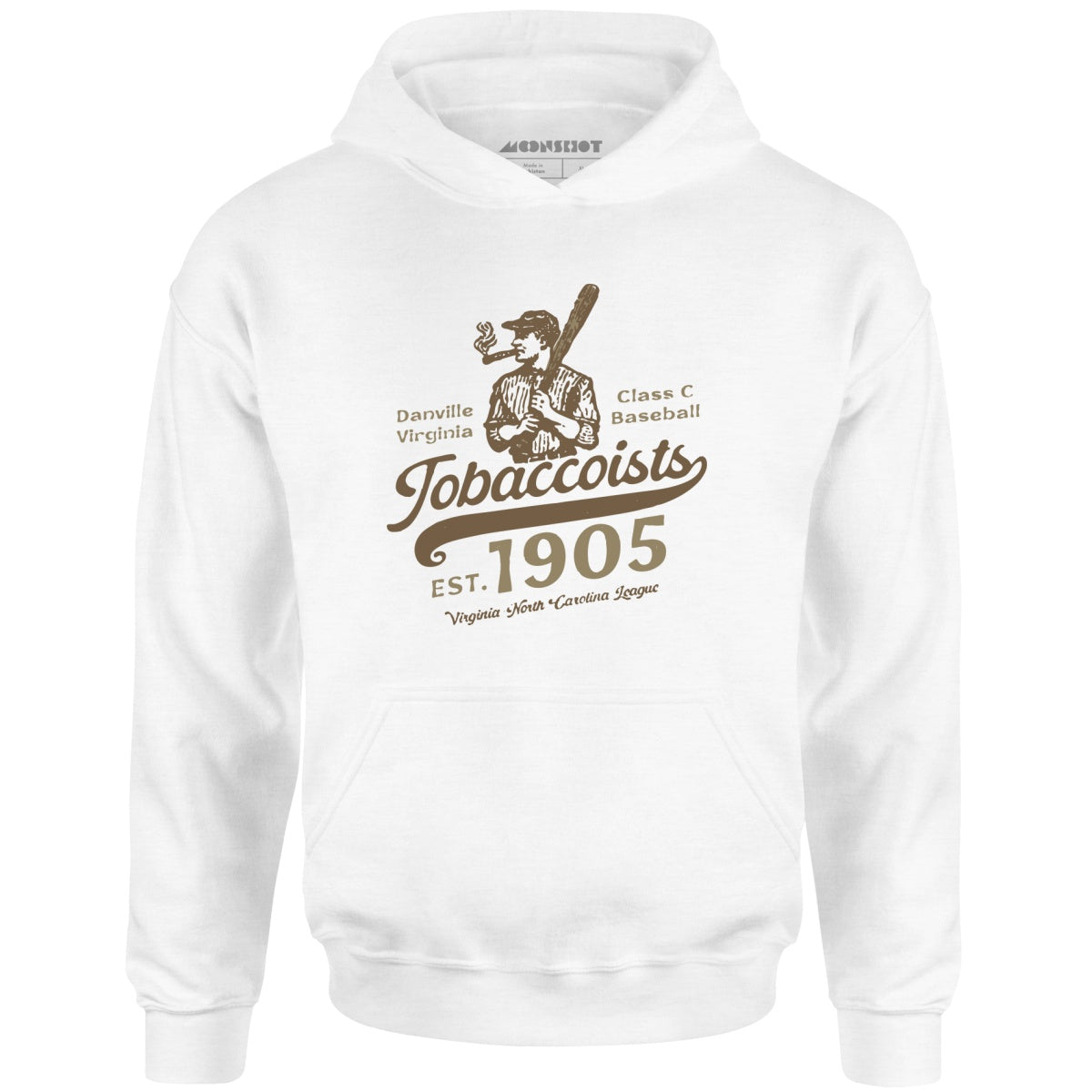 Danville Tobaccoists - Virginia - Vintage Defunct Baseball Teams - Unisex Hoodie