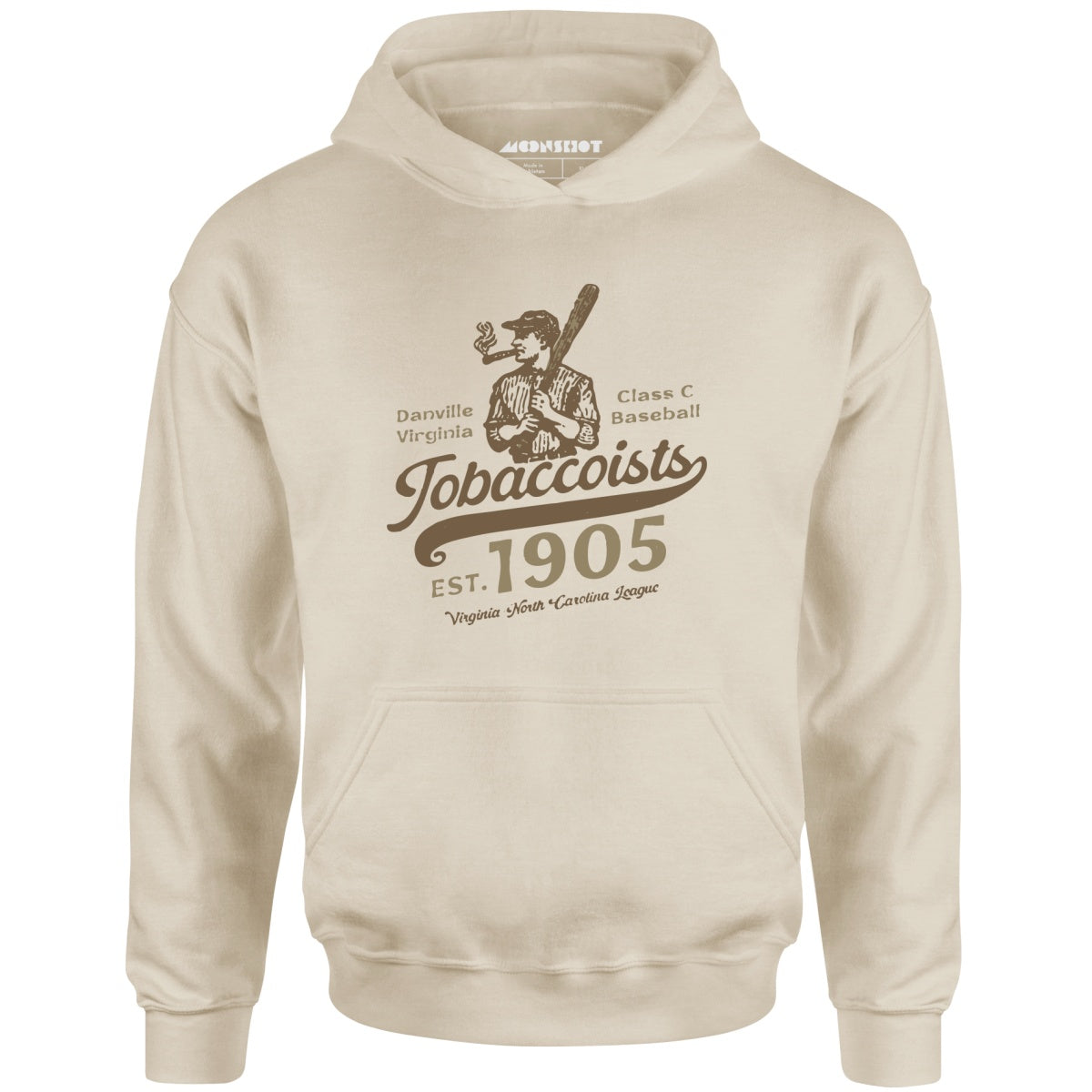 Danville Tobaccoists - Virginia - Vintage Defunct Baseball Teams - Unisex Hoodie