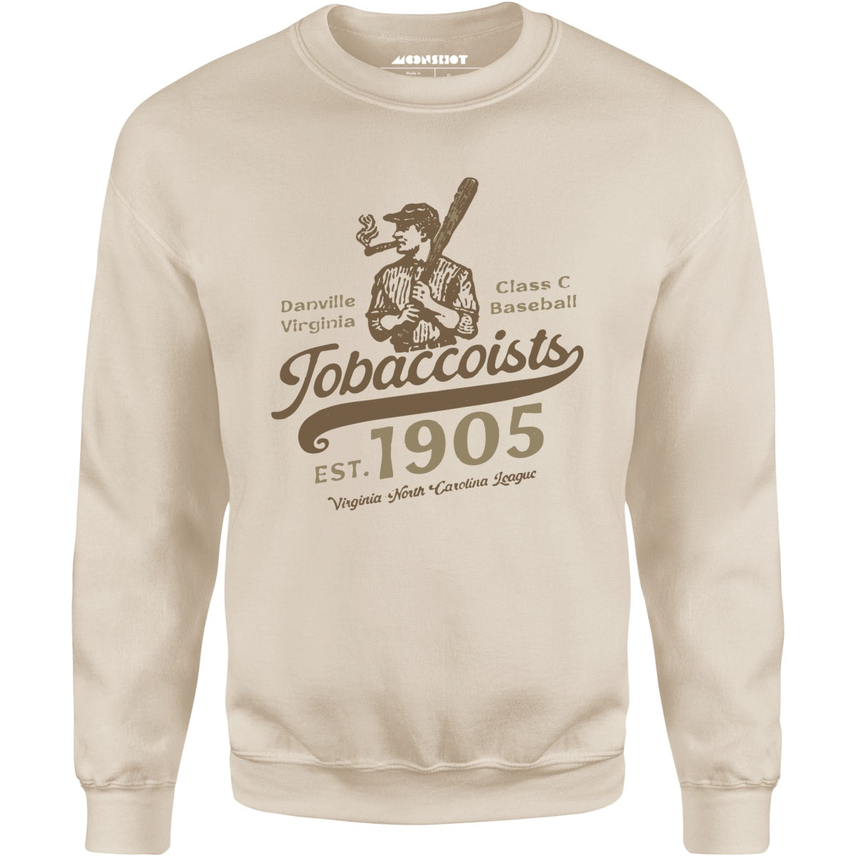 Danville Tobaccoists - Virginia - Vintage Defunct Baseball Teams - Unisex Sweatshirt
